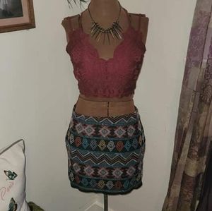Embroidered Skirt